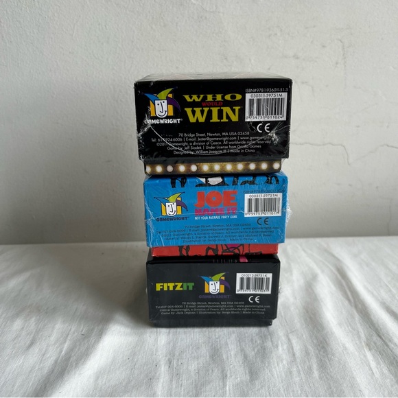 Lot of 3 New Card Games Joe Name it, Fitz It, & Who would Win - Picture 3 of 6